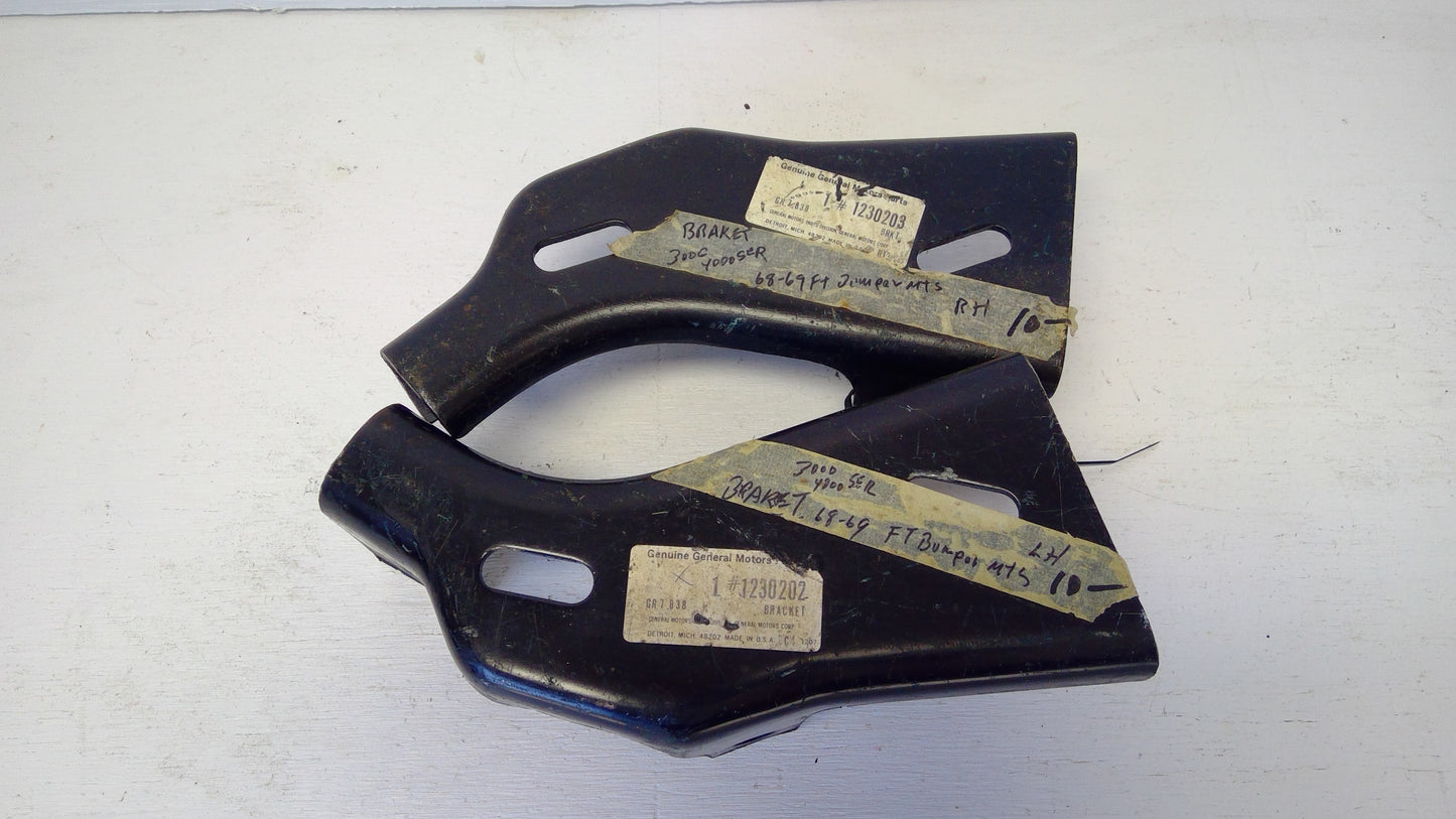 1968-69 Buick Skylark Front Bumper Brackets