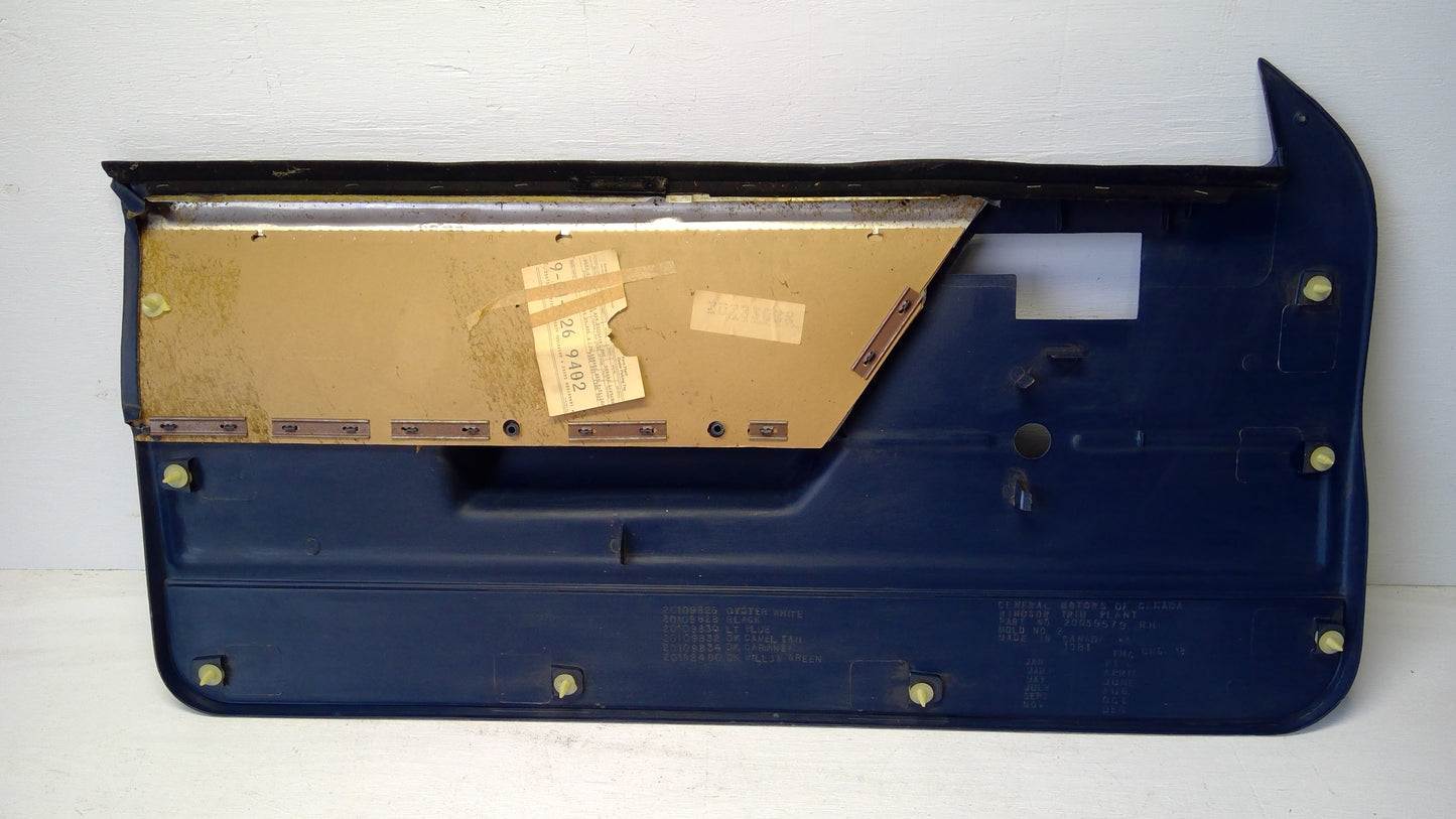 1986 Interior Door Panel