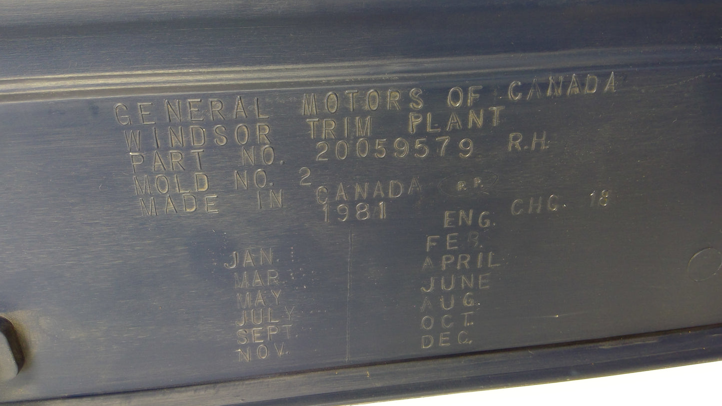 1986 Interior Door Panel