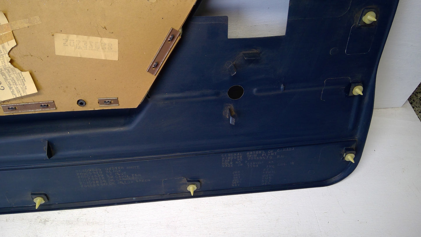 1986 Interior Door Panel