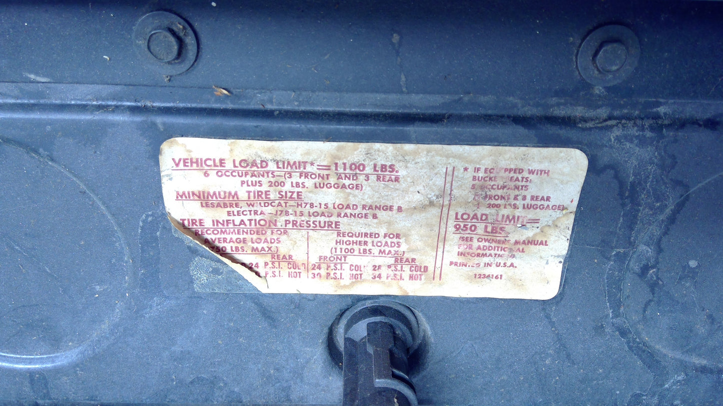 1970 Buick Lesabre Dash Pad
