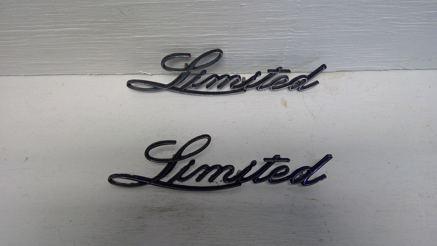 1969 Buick "Limited" Emblems